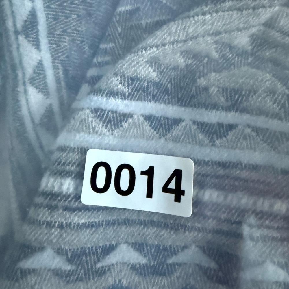 Faherty Aztec Patterned Hooded Pullover Xs - image 7